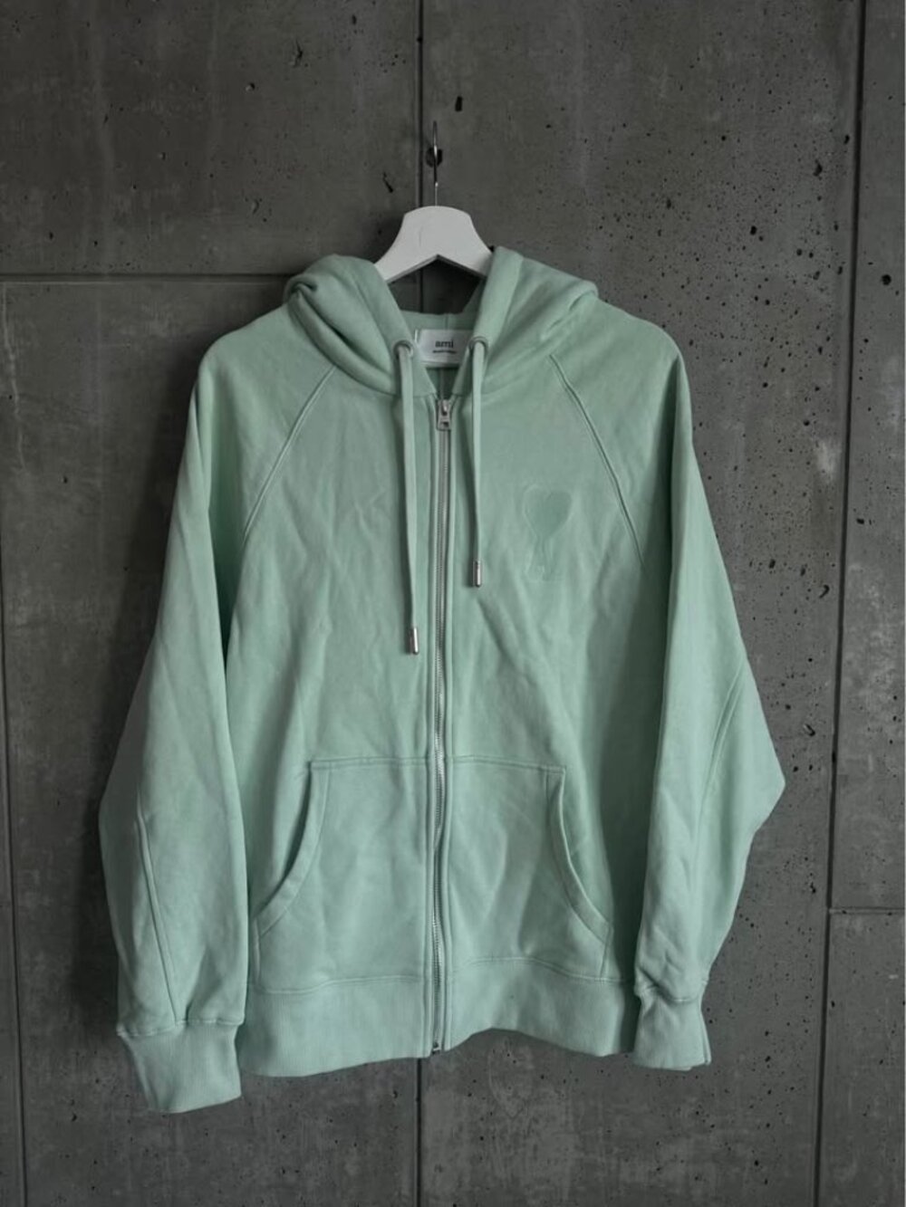 Ami Paris Zip Hoodie Green Men’s M